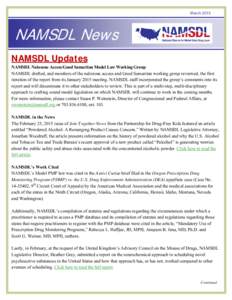NAMSDL News March 2015.pub