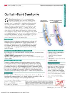 The Journal of the American Medical Association  Guillain-Barré Syndrome G