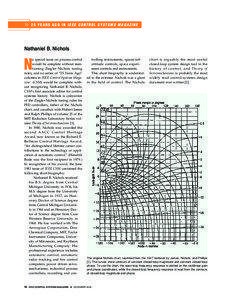 »  25 YEARS AGO IN IEEE CONTROL SYSTEMS MAGAZINE