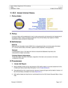 Microsoft Word - Inmate Criminal History.doc