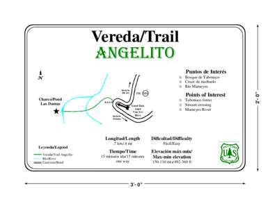 Vereda/Trail ANGELITO Puntos de Interés hacia/to PR 191