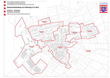 Amt für Bodenmanagement Marburg Geschäftsstelle Gutachterausschuss für den Bereich des Lahn-Dill-Kreises (ohne Stadt WZ) Bodenrichtwertkarte zum StichtagGemeinde: Breitscheid