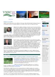 Keil Corey <>  E­News ­­ January 2016  Vermont Natural Resources Council <> Reply­To:  To: 