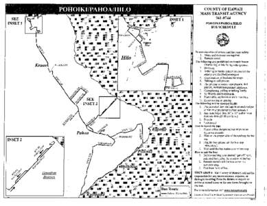 POHOIKI/PAHOA/HILO SEE INSET 1 INSET 1