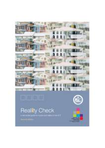 Reality Check a real estate guide for buyers and sellers in the ACT Second Edition Reality Check a real estate guide for buyers and sellers in the ACT