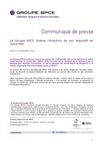 20151809_CP_Groupe BPCE_closing_CEPAC_BPCEIOM