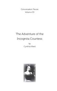 Conversation Pieces Volume 53 The Adventure of the Incognita Countess by