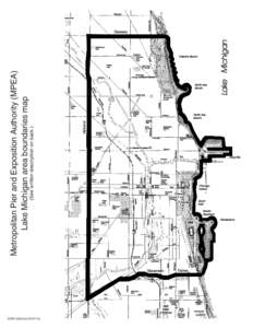 IDOR-535, Metropolitan Pier and Exposition Authority (MPEA) Lake Michigan area boundaries map