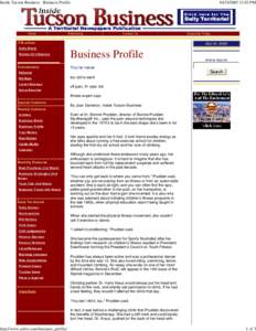 Inside Tucson Business - Business Profile: [removed]