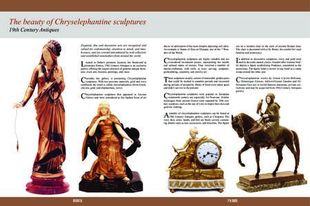 Visual arts / Sculpture / Ancient Greek sculpture / Chryselephantine sculpture / Statue of Zeus at Olympia / Ivory / Furniture