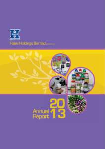 Halex Holdings BerhadU)  20 Annual Report 13