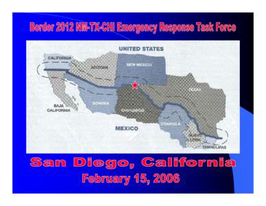 Border 2012 EPA Grant Emergency Response Capabilities Preliminary Report (2006)