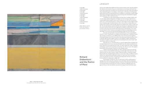 Richard Diebenkorn / Color Field / Modern art / Modern painters / Modernism