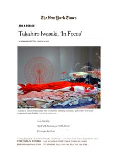 Iwasaki / Folding screen / Takahiro / Kimono / Asia Society / Holland Cotter / Landscape art / Visual arts / Clothing / Culture