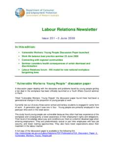 Labour relations newsletter