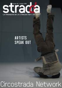 stradda Dossier #5 – October 2009 le magazine de la création hors les murs  ARTISTS