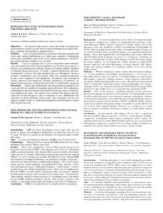 ANZ J. Surg. 2015; •• (••) 1–14  Abstracts posters RETROSPECTIVE STUDY OF INSTRUMENTATION FOR SPINAL INFECTION Adrian J. Talia*, Michael L. Wong, Hui C. Lau and