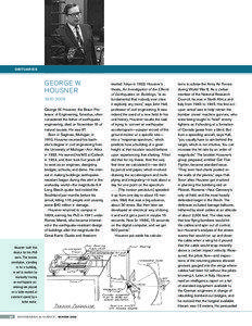 Engineering / Seismology / Structural engineering / Structural engineers / George W. Housner / Response spectrum / Earthquakes / California Institute of Technology / National Medal of Science / Civil engineering / Earthquake engineering / Construction