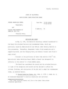 74th United States Congress / National Labor Relations Act / Unfair labor practice / United States / California Agricultural Labor Relations Act / The Blue Eagle At Work / Harry A. Millis / National Labor Relations Board / New Deal agencies / Law