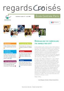 Newsletter Regards croisés, n°16, Ecole Centrale Paris