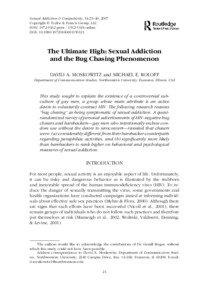 Sexual Addiction & Compulsivity, 14:21–40, 2007 Copyright © Taylor & Francis Group, LLC ISSN: [removed]print[removed]online