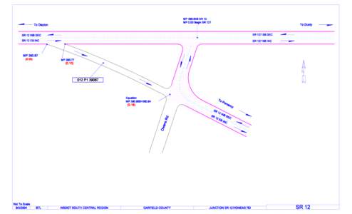 MP 390.84B SR 12 MP 0.03 Begin SR 127 To Dusty  To Dayton