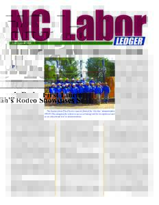 NC Labor July/August 2008 LEDGER  First Lineman’s Rodeo Showcases Skills