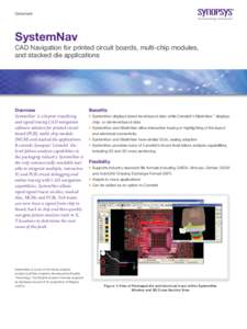 Datasheet  SystemNav CAD Navigation for printed circuit boards, multi-chip modules, and stacked die applications