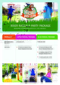 RIVER RASCALS_PartyPackage.indd