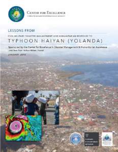 Disaster preparedness / Center for Excellence in Disaster Management and Humanitarian Assistance / Honolulu County /  Hawaii / Civil-military operations center / Office of Foreign Disaster Assistance / Public safety / Management / Humanitarian aid / Civil Affairs / Emergency management