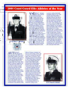 2001 Coast Guard Elite Athletes of the Year  YN2 YN2 Mary C. Springer