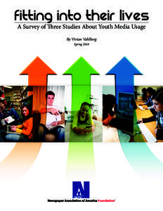 A Survey of Three Studies About Youth Media Usage By Vivian Vahlberg Spring 2010 Introduction Every time you turn around, someone is studying the media habits of young people. That is because