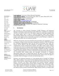 Association of Public and Land-Grant Universities / Mid-American Conference / North Central Association of Colleges and Schools / University of Akron / Greater Cleveland / Third Frontier / Fuel cell / Akron /  Ohio / Ohio / Hydrogen technologies / American Association of State Colleges and Universities