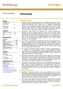 Sovereigns  Full Rating Report  Venezuela   Ratings 