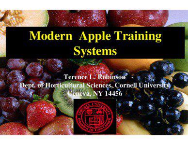 Microsoft PowerPoint - ROBINSON_ModernAppleTrainingSystemsVTFGAFeb2006c.PPT