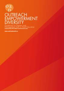 Outreach Empowerment Diversity Guidelines for Trainers and Management Staff in Adult Education composed by DVV, FOLAC and lernraum.wien