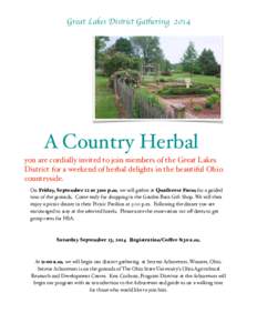 Secrest Arboretum / Wooster /  Ohio / Arboretum / The Herb Society of America / Lunch / Wooster / Ohio / Geography of the United States / Ohio State University