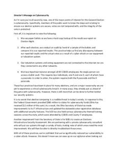 Cyberwarfare / Security engineering / Cybercrime / Computer security / Computer network security / Secure communication / Cyberattack / National Initiative for Cybersecurity Education / Cyber-security regulation