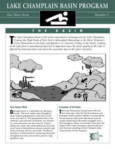 LAKE CHAMPLAIN BASIN PROGRAM Number 3 Fact Sheet Series  T