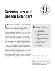 9  ❂ Greenhouses and Season Extenders