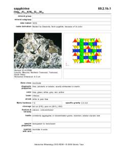 sapphirine[removed]1b.1 mineral group mineral subgroup