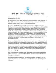 Microsoft Word - SWH French Language Services Plan[removed]doc