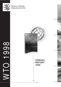 WTO[removed]ANNUAL REPORT 1998