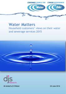 Water management / Water supply / Water industry / Consumer Council for Water