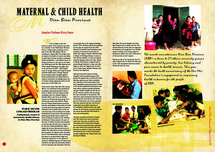 MATERNAL & CHILD HEALTH Dien Bien Province Associate Professor Kirsty Foster  