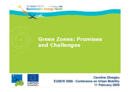 C Ofoegbu - Green Zones - Promises and Challenges.ppt