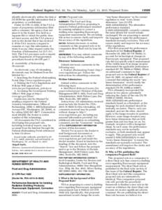 Federal Register / Vol. 80, NoMonday, April 13, Proposed Rules identify electronically within the disk or CD ROM the specific information that is proprietary or confidential. Under 14 CFRb), if the F