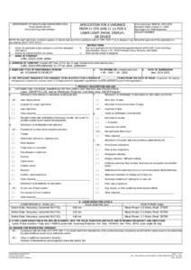 APPLICATION FOR A VARIANCE FROM 21 CFR[removed]c) FOR A LASER LIGHT SHOW, DISPLAY, OR DEVICE  DEPARTMENT OF HEALTH AND HUMAN SERVICES