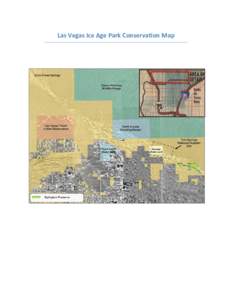 Las Vegas Ice Age Park Conservation Map   