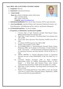 Education in India / Uttar Banga Krishi Viswavidyalaya / Agril / Dr. Panjabrao Deshmukh Krishi Vidyapeeth / University of Agricultural Sciences /  Dharwad / Bidhan Chandra Krishi Viswavidyalaya / States and territories of India / West Bengal